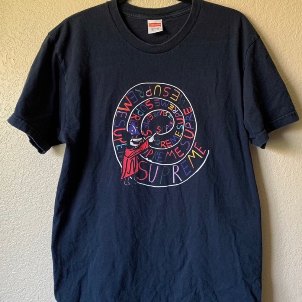 Supreme swirly shirt